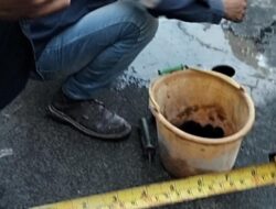 Kegiatan Aspal di Jalan Ujung Harapan Bahagia,Hasil Core drill 5 CM : PPTK Akan Tindak Tegas