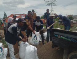 Tanggul Jebol SP DT8 Buni Bakti Tahap Perbaikan ,Desa PJT2 -BBWSC dan Pemkab Bekasi 