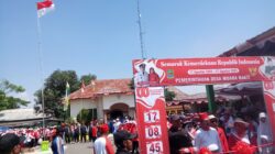Pemdes Muara Bakti Semarak Jalan Sehat di HUT Bekasi Ke- 75 & HUT RI KE-80  Partisipasi Warga Desa dengan DOORPRIZE