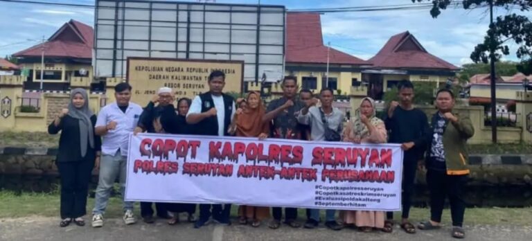 Seruan Pencopotan Kapolres Seruyan Aliansi Masyarakat Penegak Supremasi Hukum INDONESIA (AMPUH INDONESIA) DAN ALIANSI MASYARAKAT SERUYAN BERSATU 