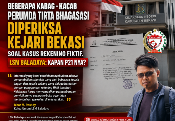 Kejaksaan Negeri Bekasi diperiksa kasus fiktif